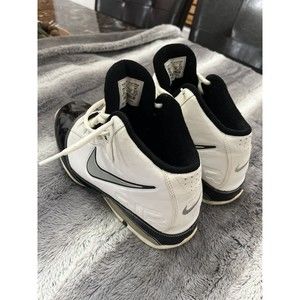 09 Nike Air max High top Basketball Black And White Sneakers